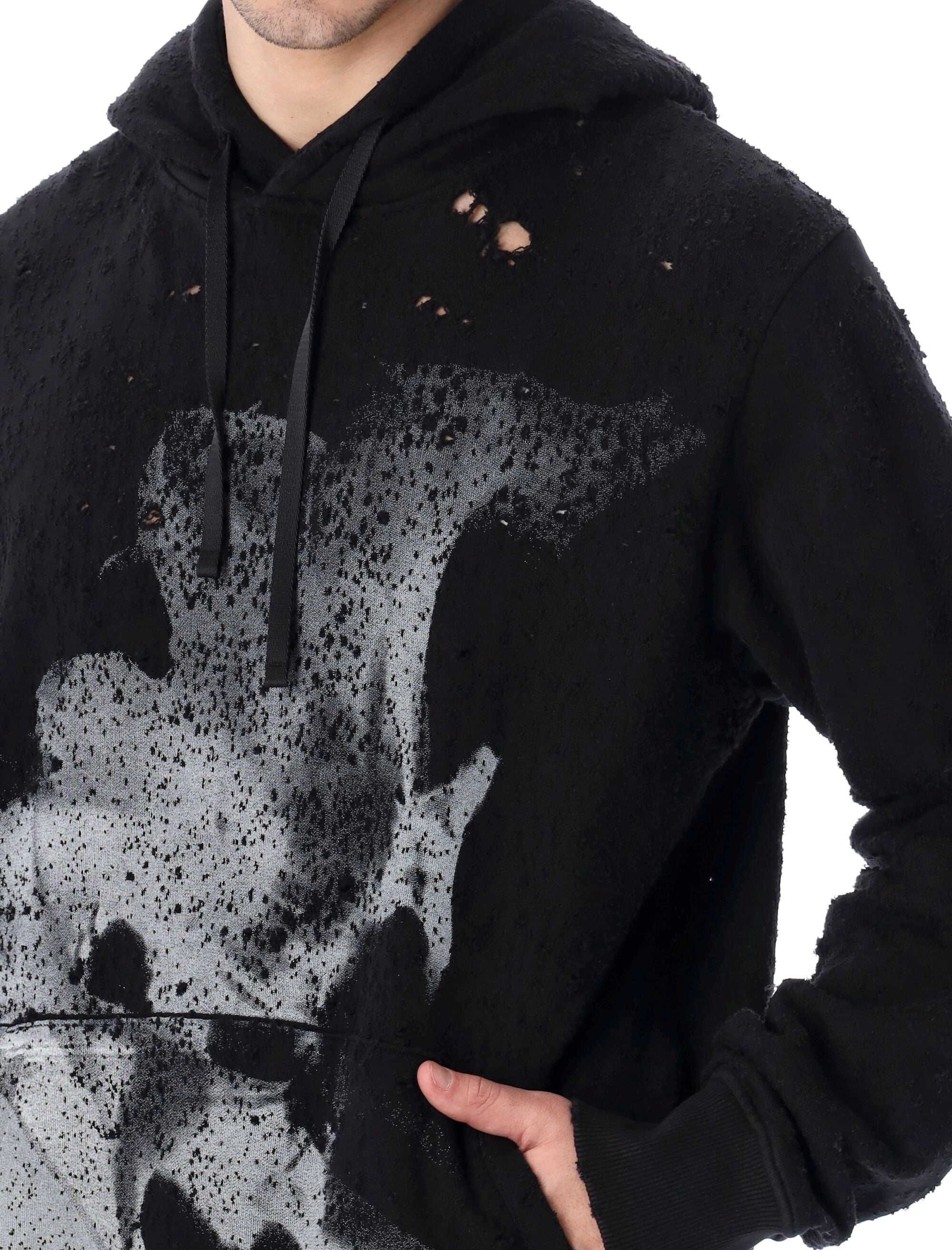 1017 ALYX 9SM Distressed Drawstring Hoodie