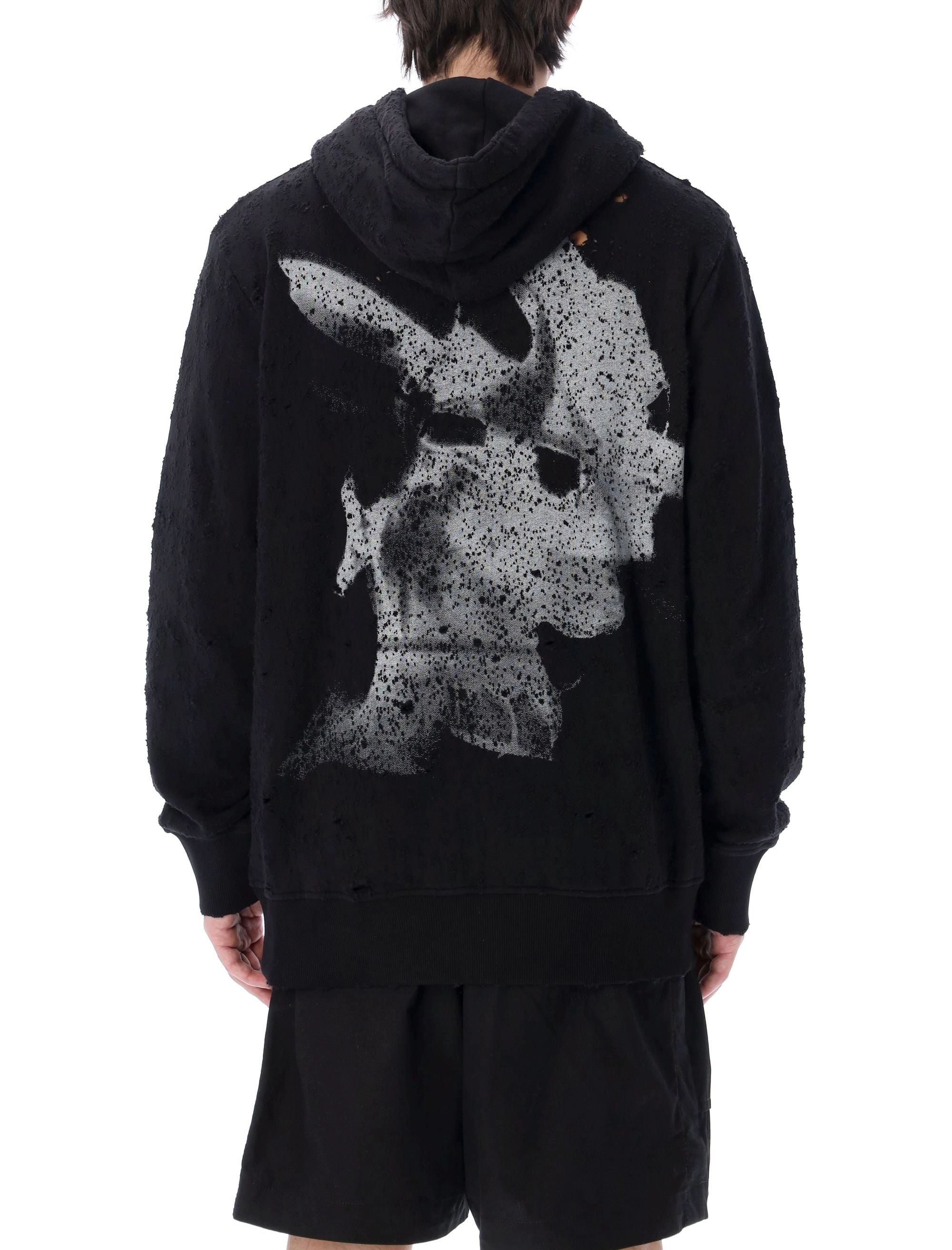 1017 ALYX 9SM Distressed Drawstring Hoodie