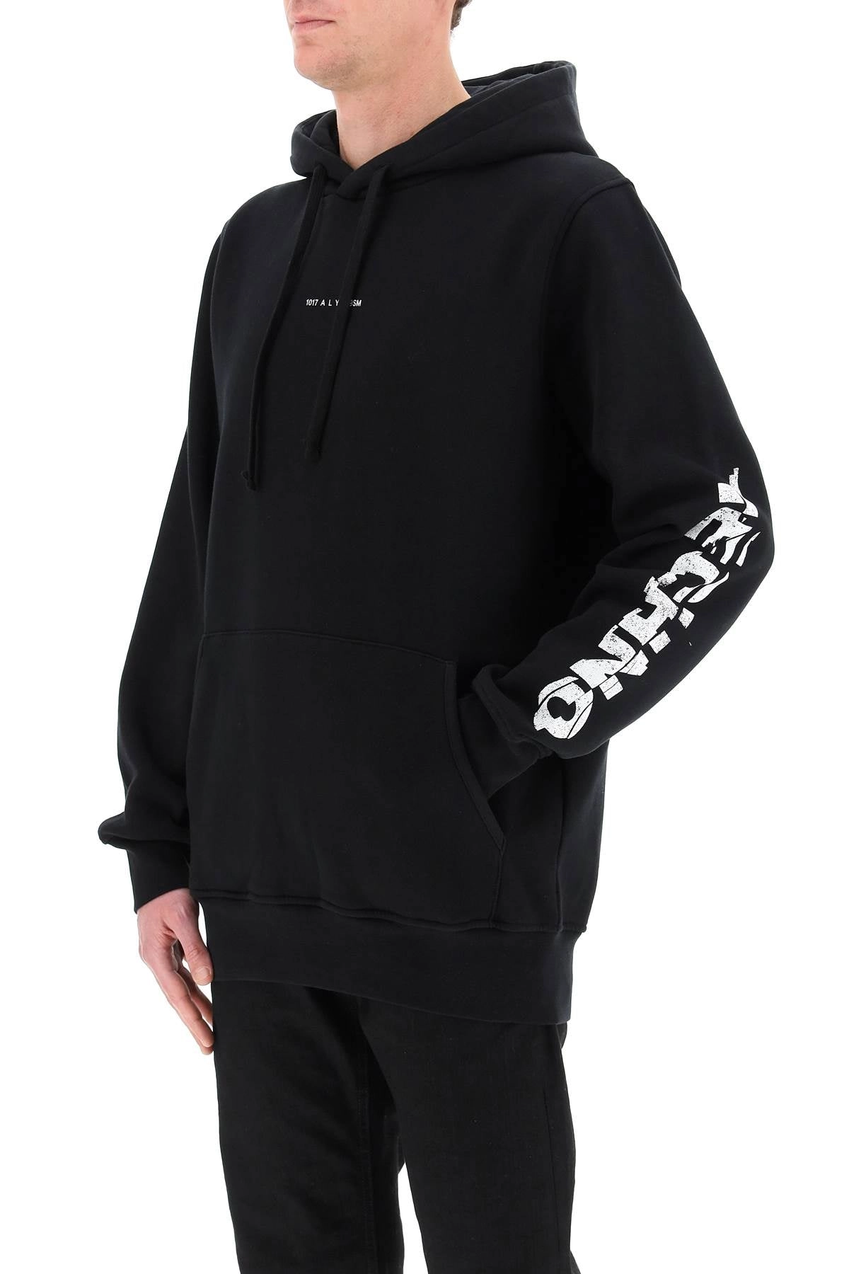 1017 ALYX 9SM Logo Print Drawstring Hoodie