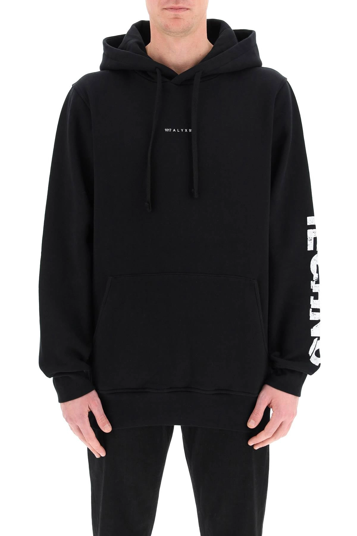 1017 ALYX 9SM Logo Print Drawstring Hoodie