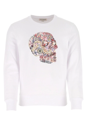 Alexander McQueen Embroidered Skull Sweatshirt