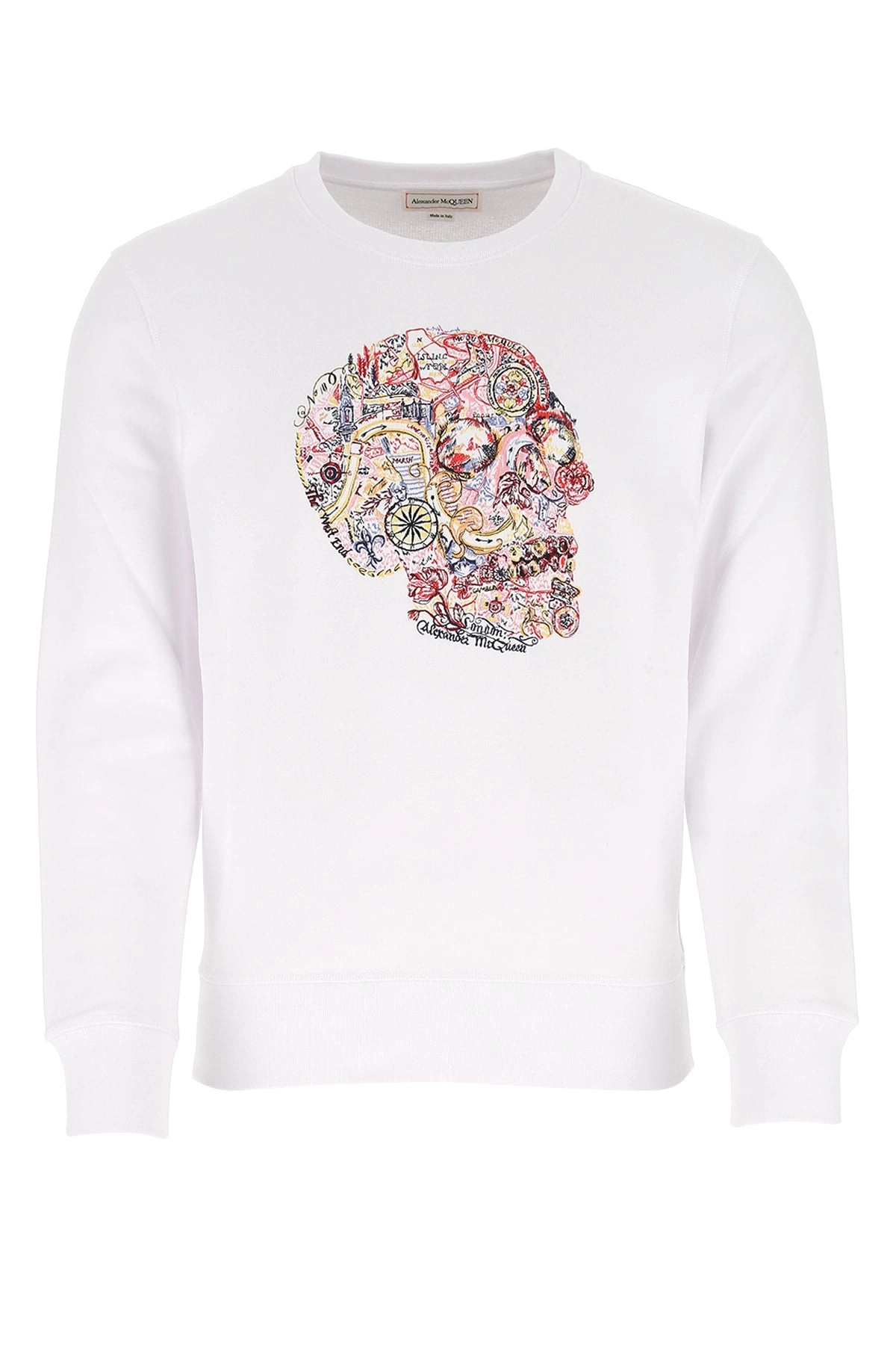 Alexander McQueen Embroidered Skull Sweatshirt