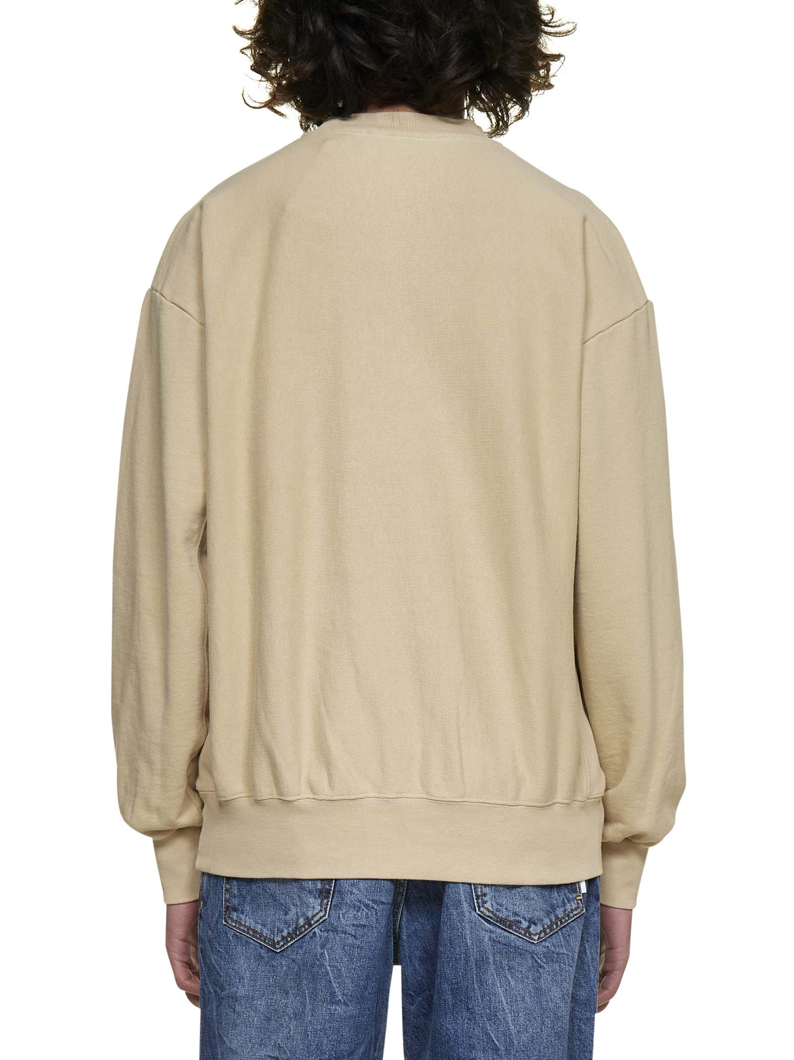 Aries Logo Printed Crewneck Sweatshirt