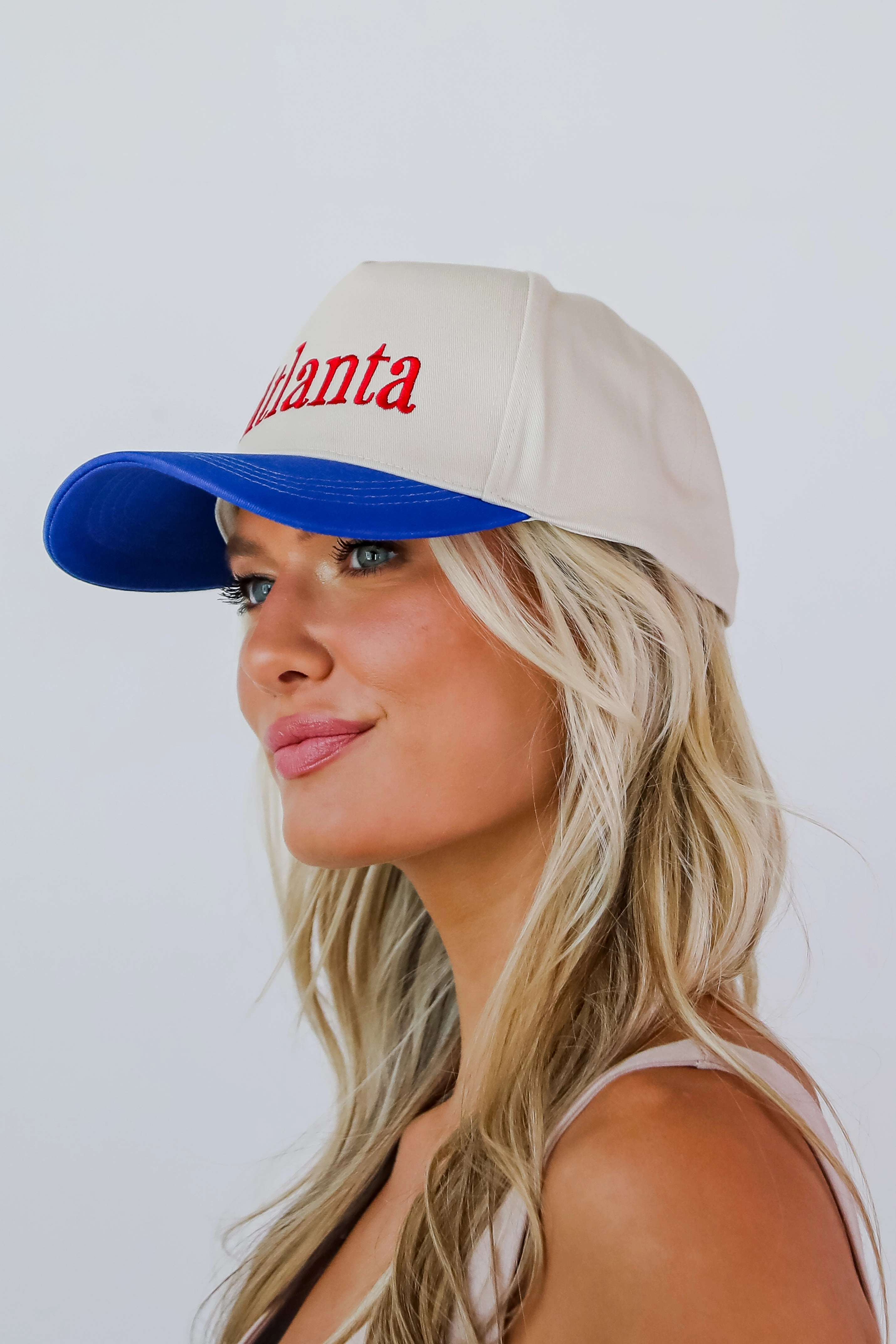 Atlanta Color Block Embroidered Hat