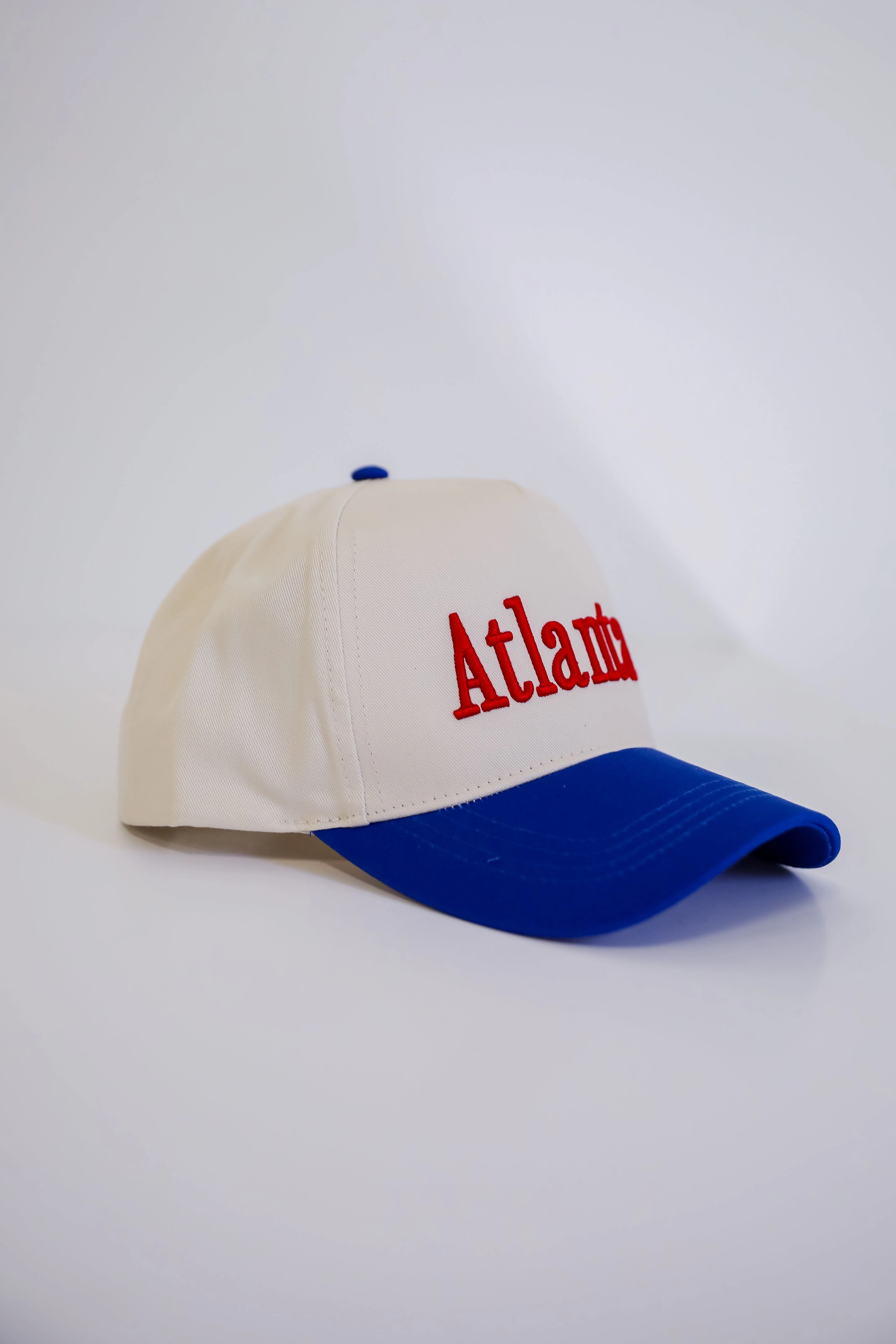 Atlanta Color Block Embroidered Hat