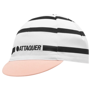 Attaquer Stripe Logo Cap White