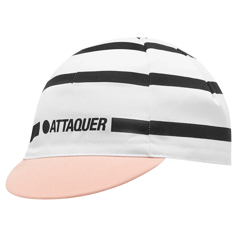 Attaquer Stripe Logo Cap White