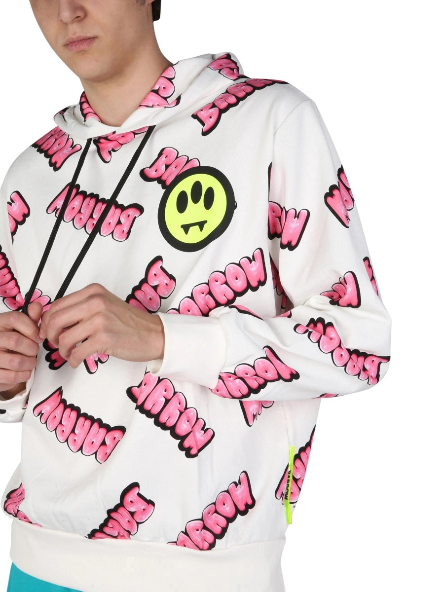 Barrow Printed Drawstring Hoodie