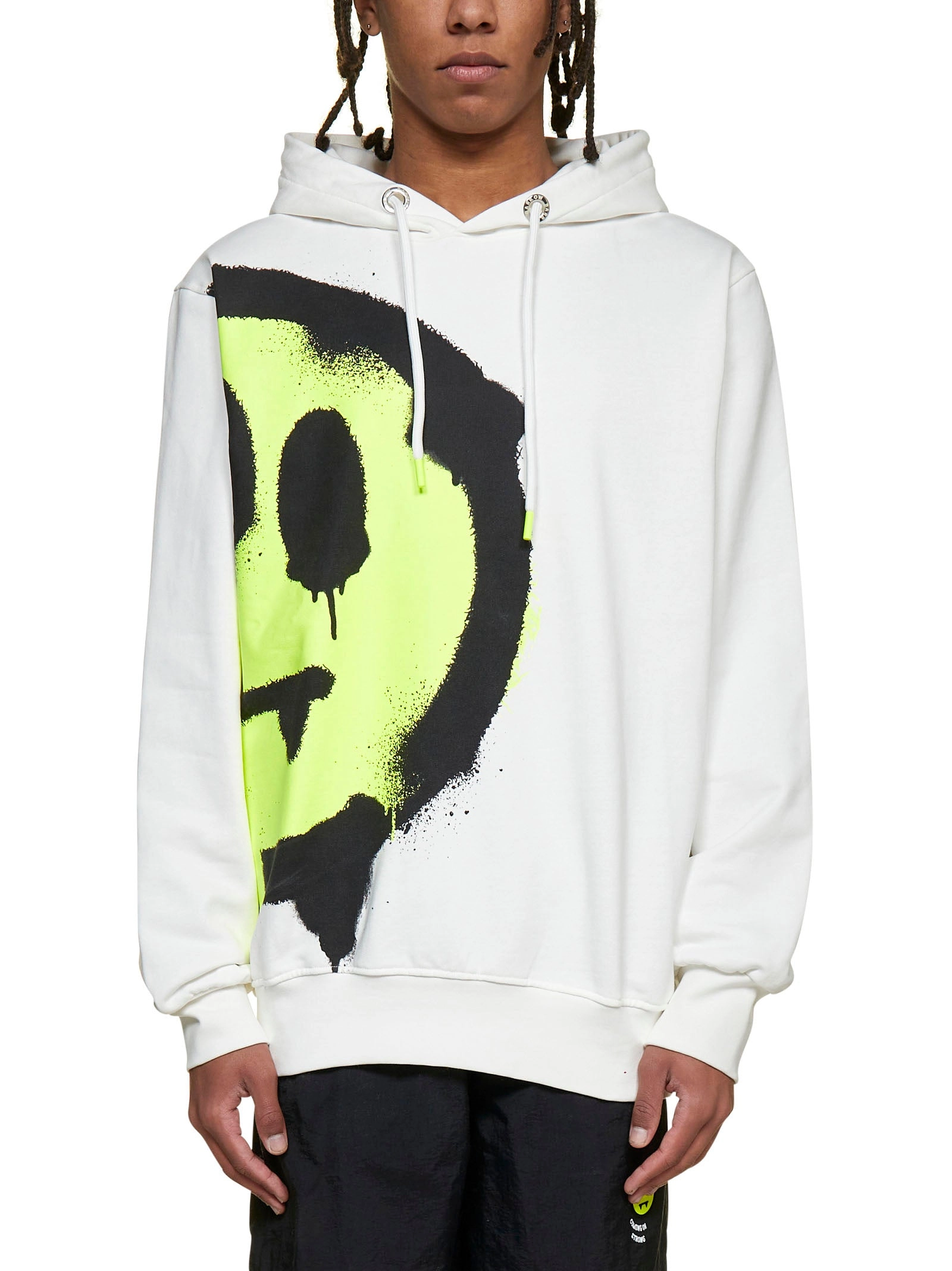 Barrows Printed Drawstring Hoodie