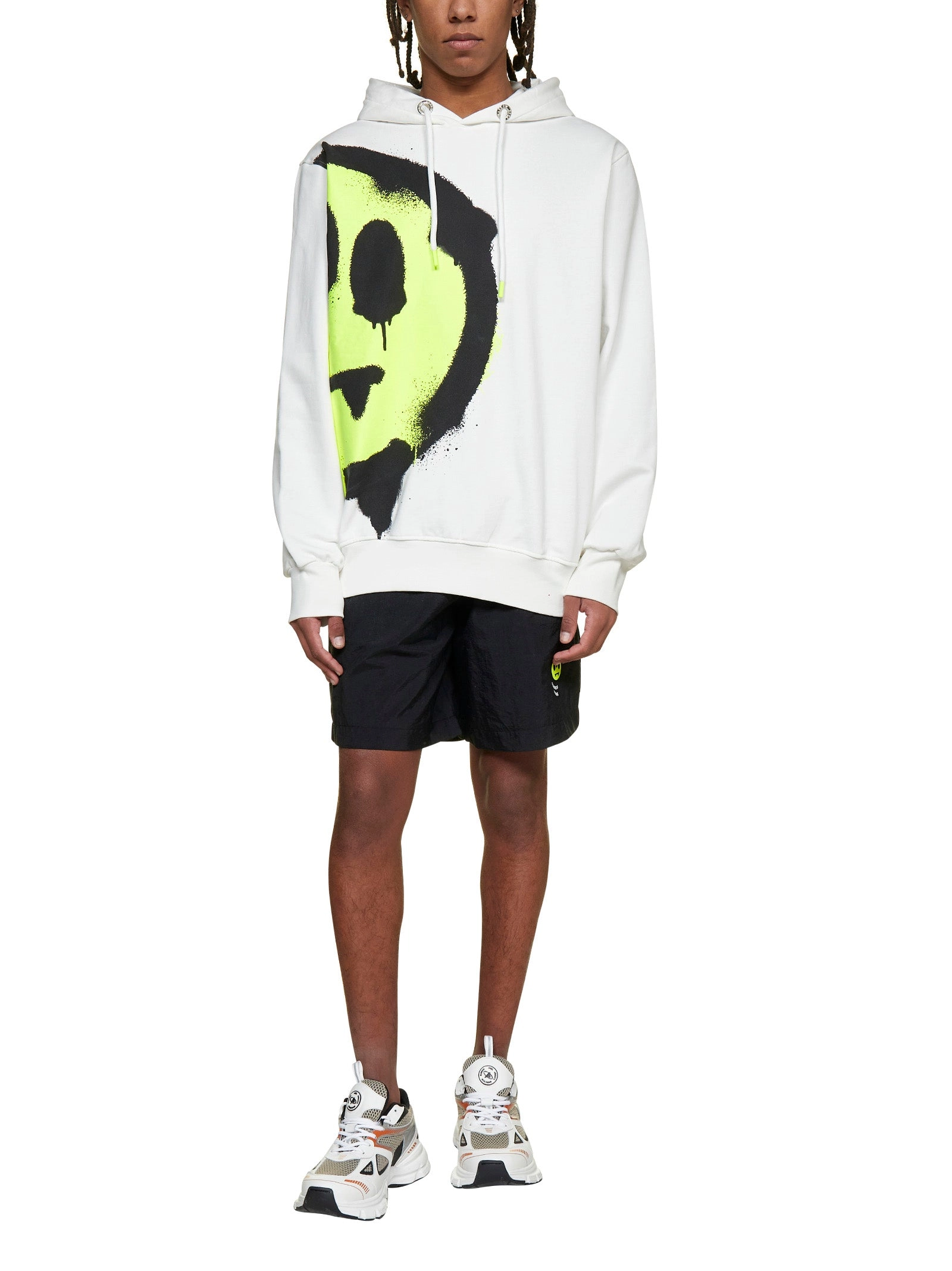 Barrows Printed Drawstring Hoodie