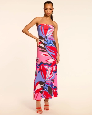 Bernarda Jersey Strapless Maxi Dress
