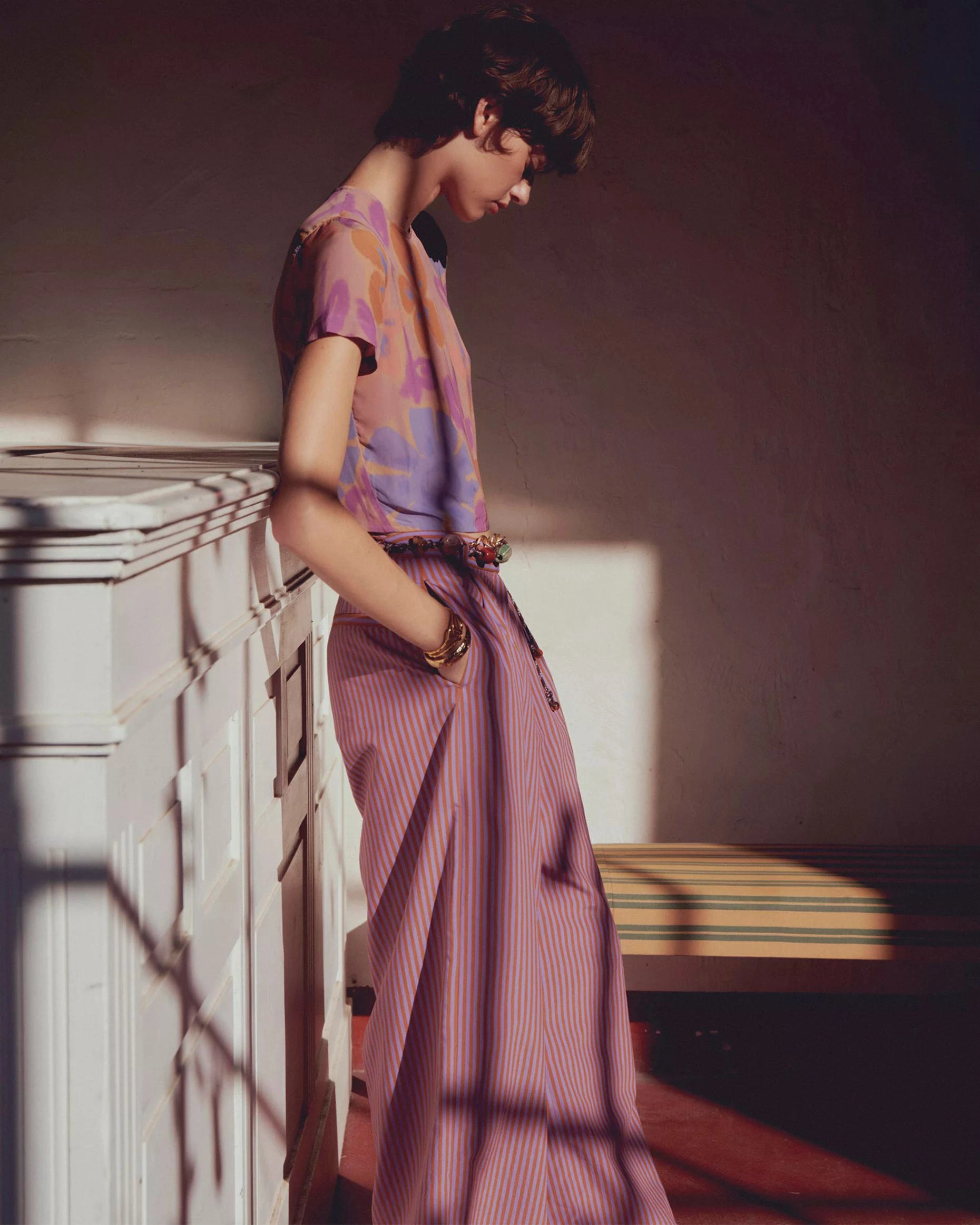 Blouse Lalla Sunset-Utama