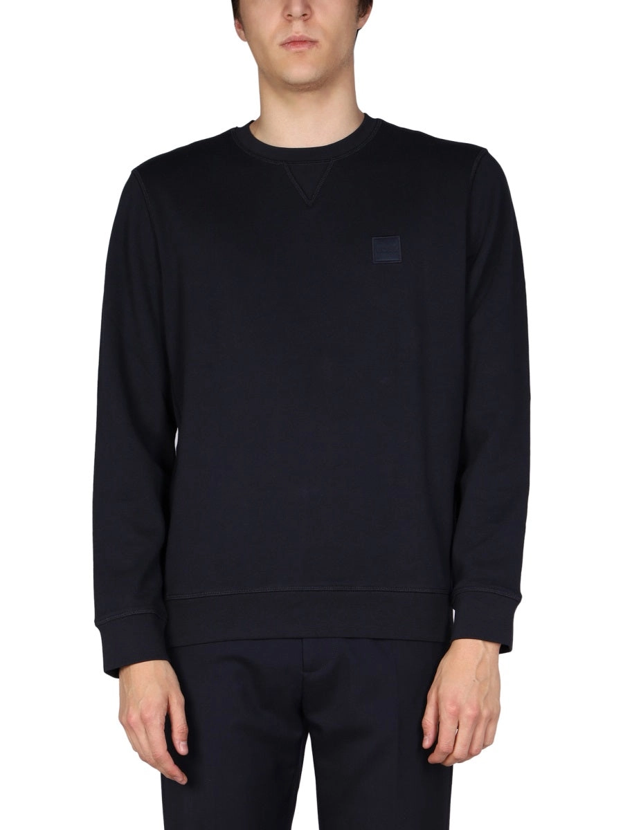 Boss Hugo Boss Logo Patch Crewneck Sweatshirt