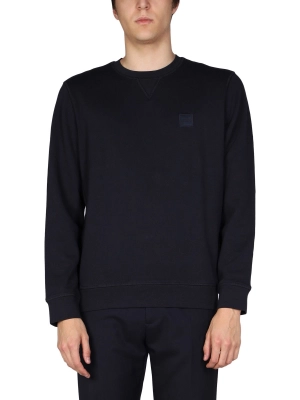 Boss Hugo Boss Logo Patch Crewneck Sweatshirt