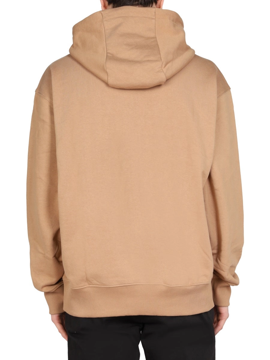 Boss Hugo Boss Logo Print Drawstring Hoodie