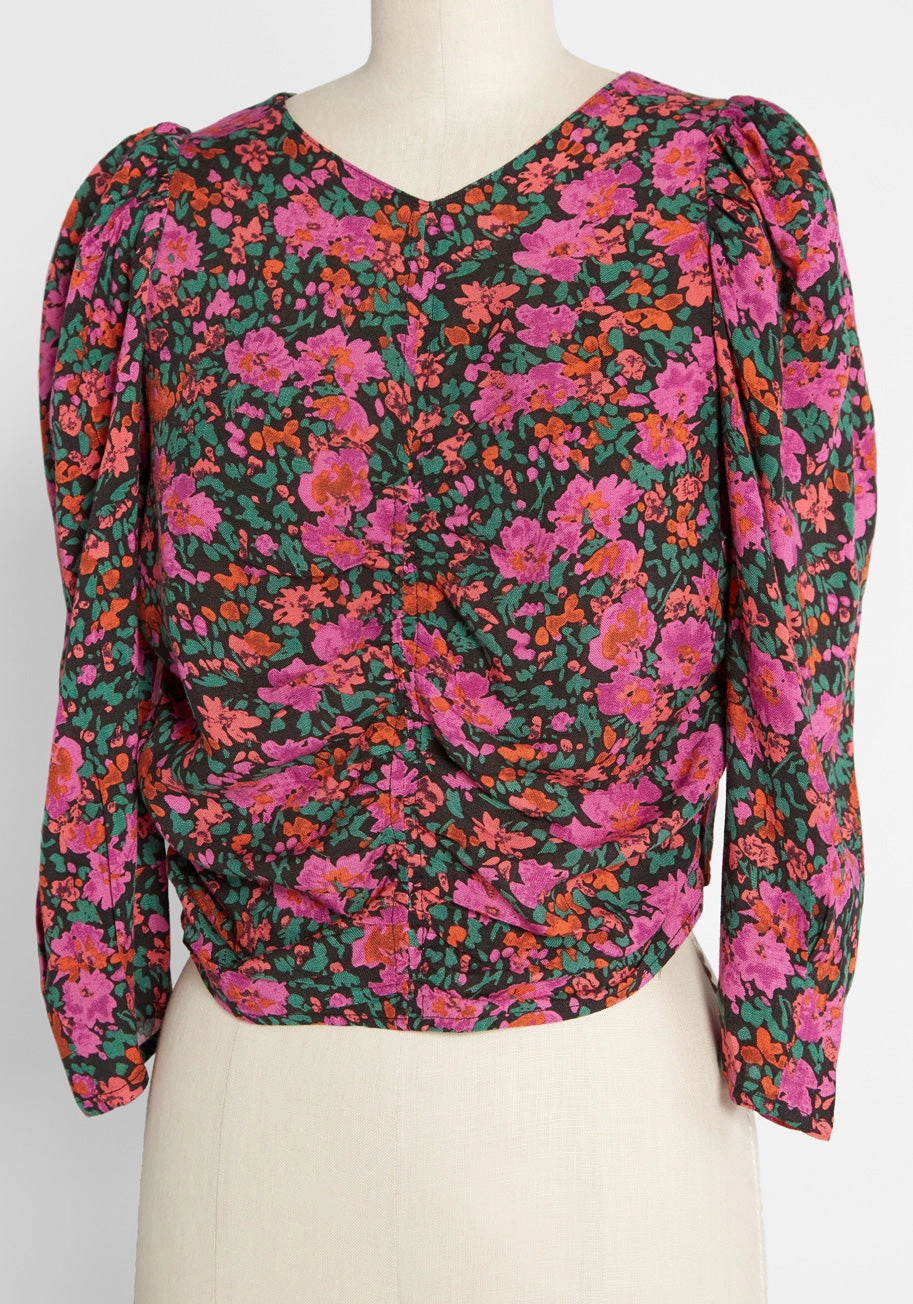 Bouquet All Day Crop Top