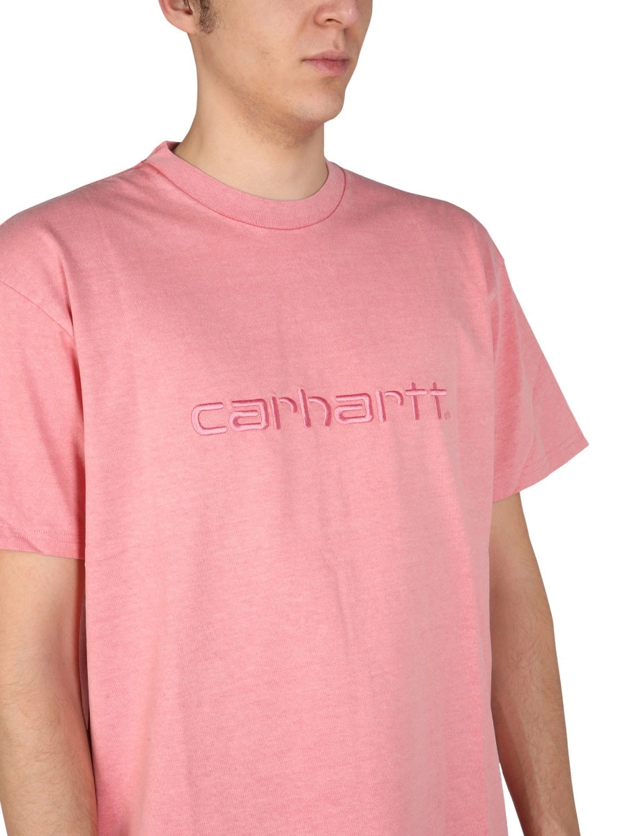 Carhartt WIP Logo Embroidered Crewneck T-Shirt
