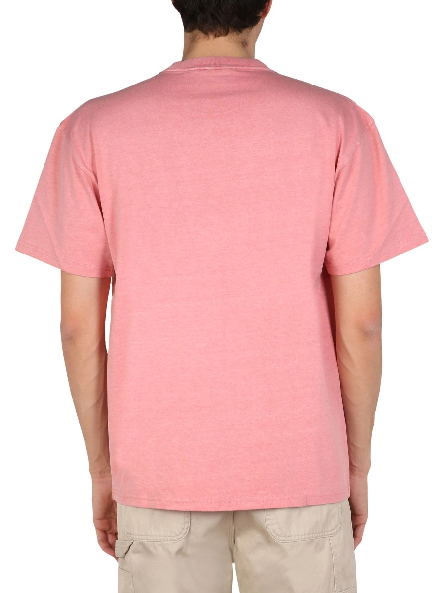 Carhartt WIP Logo Embroidered Crewneck T-Shirt