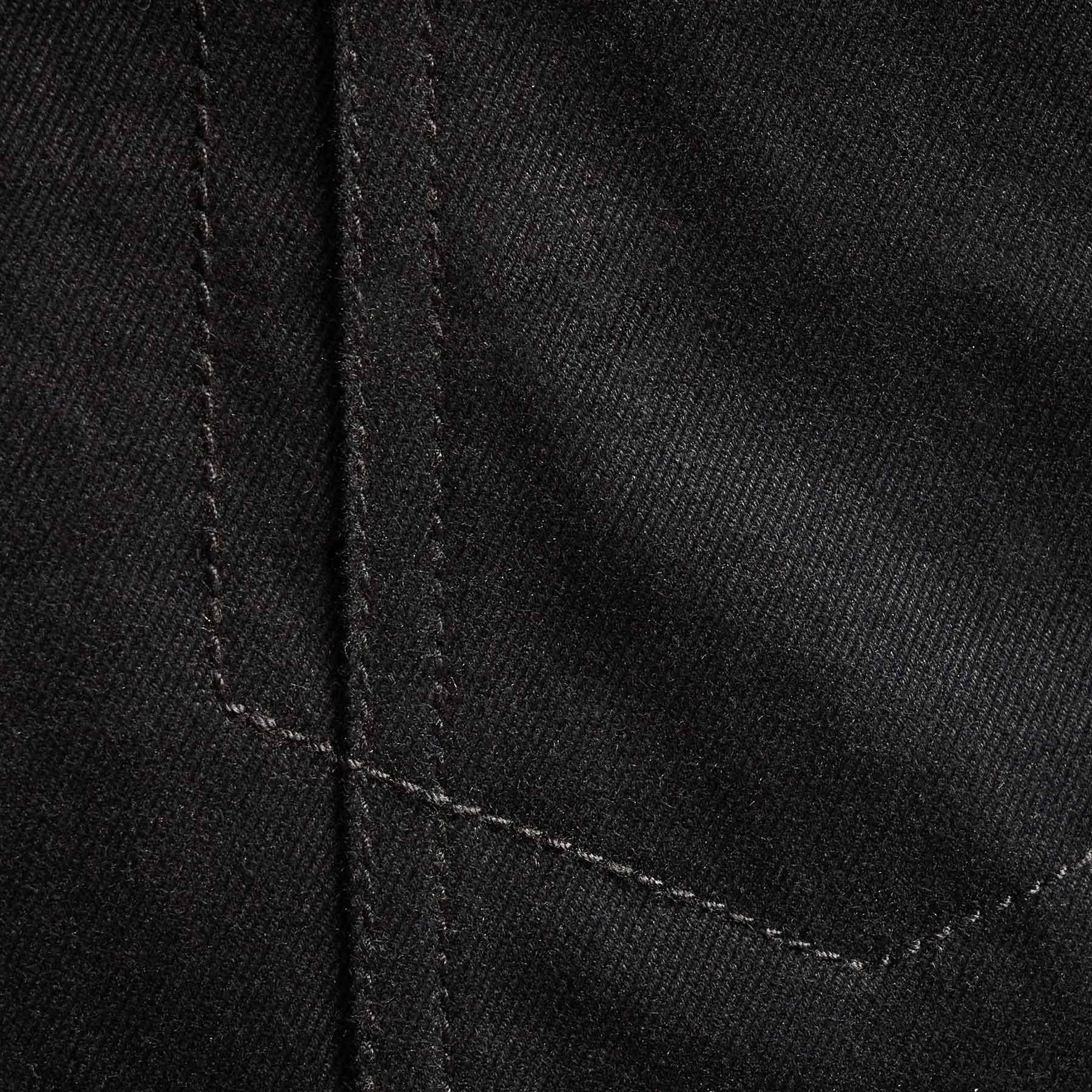 Cashmere Touch Cotton Jacket - Black