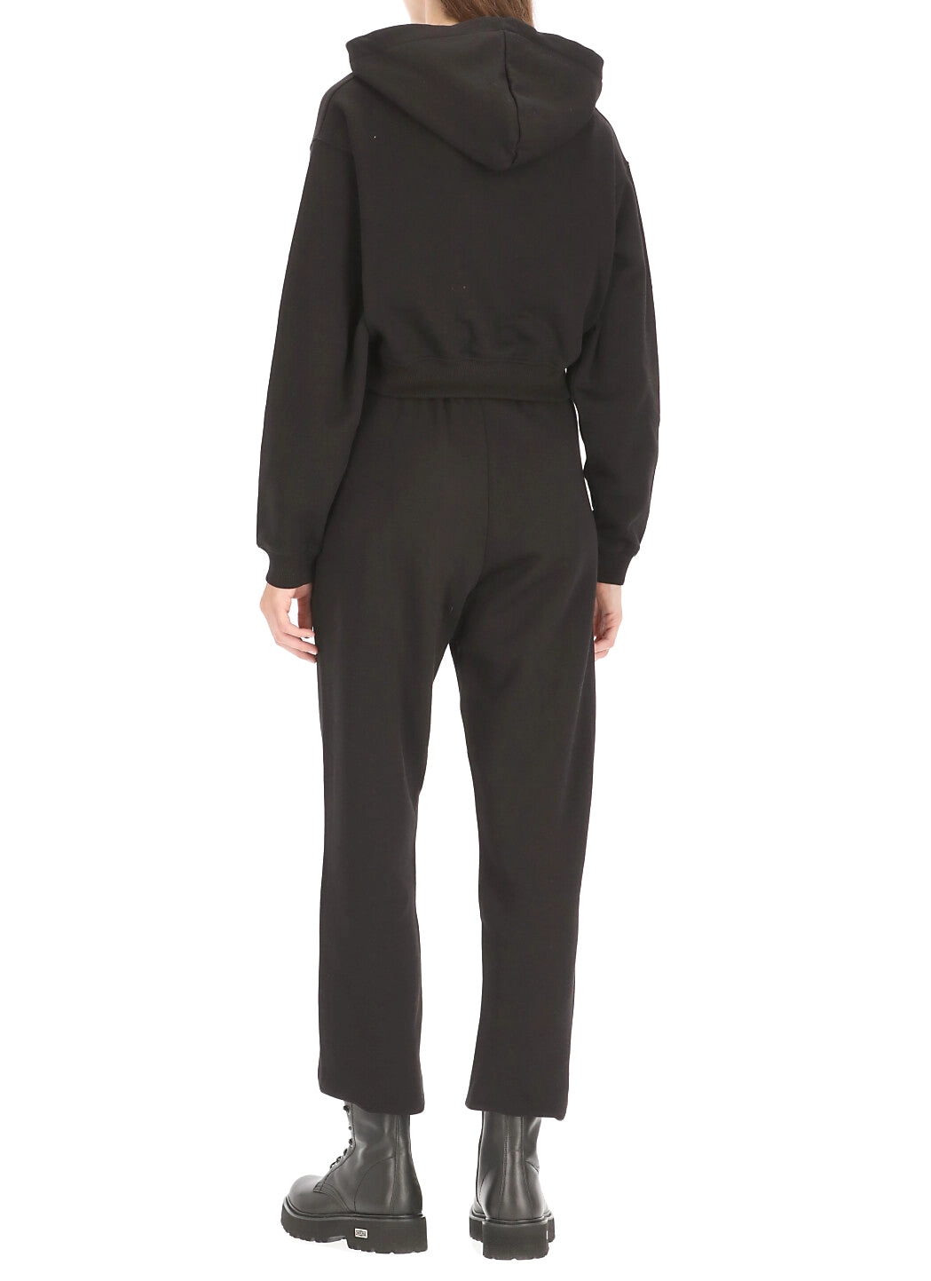 Chiara Ferragni Logo Printed Cropped Hoodie