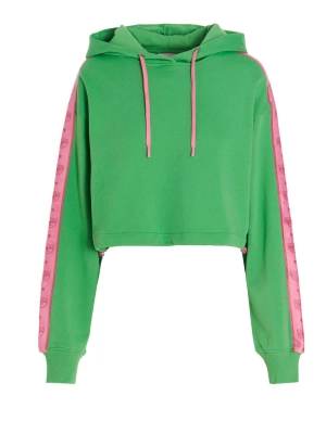 Chiara Ferragni Logo-Tape Drawstring Hoodie