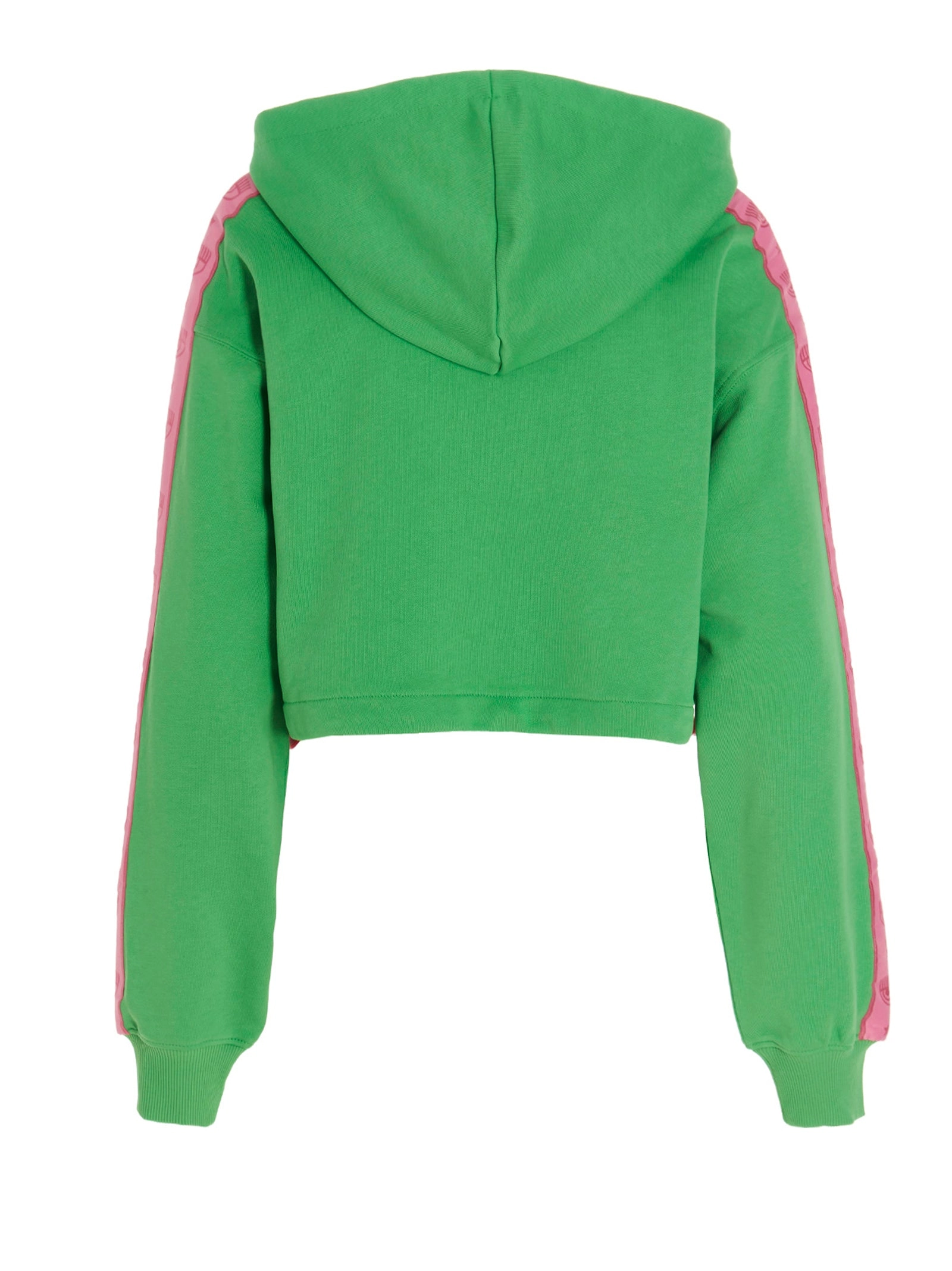 Chiara Ferragni Logo-Tape Drawstring Hoodie