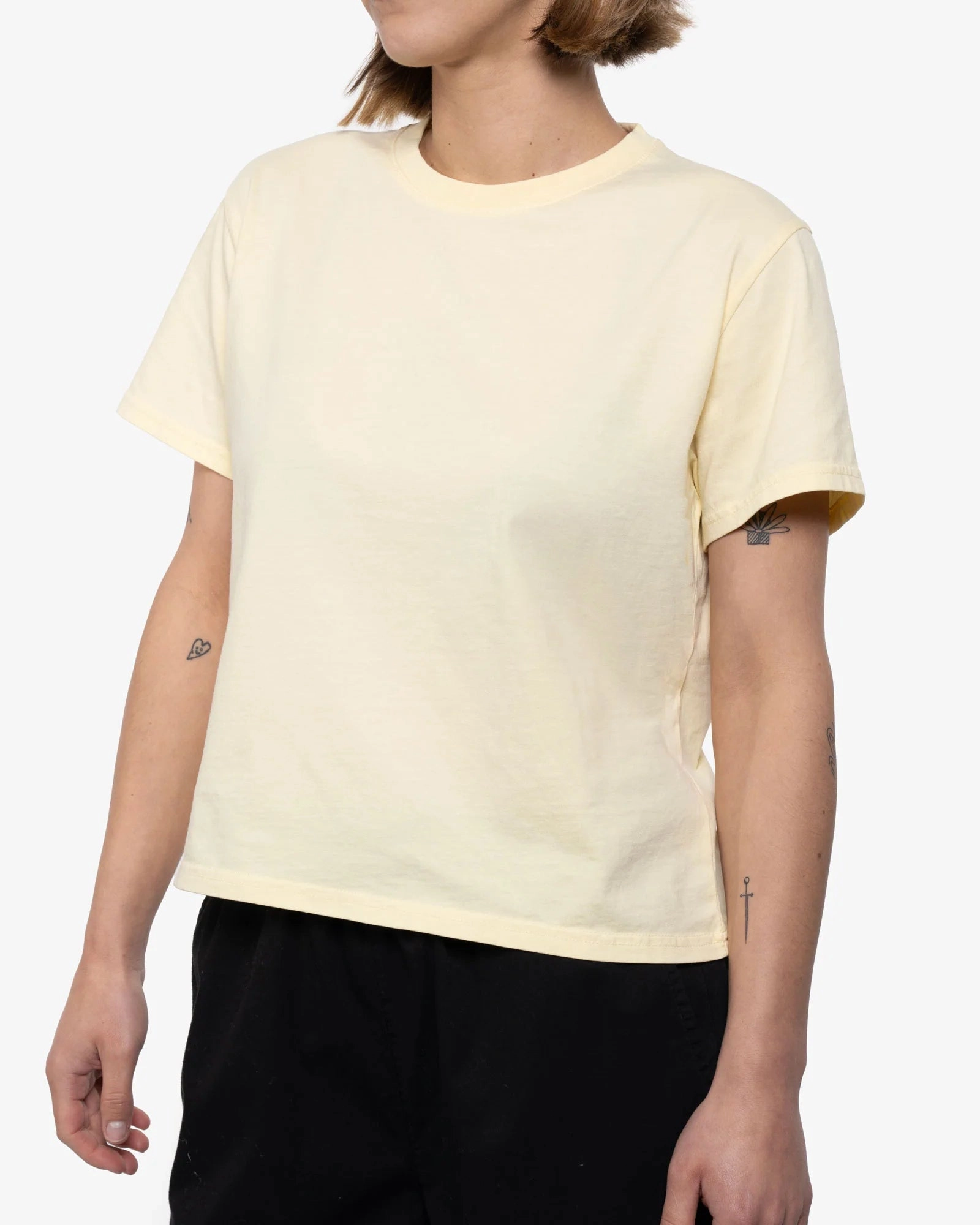 COLORFUL STANDARD - T SHIRT BOXY COURT - BLEU MARINE