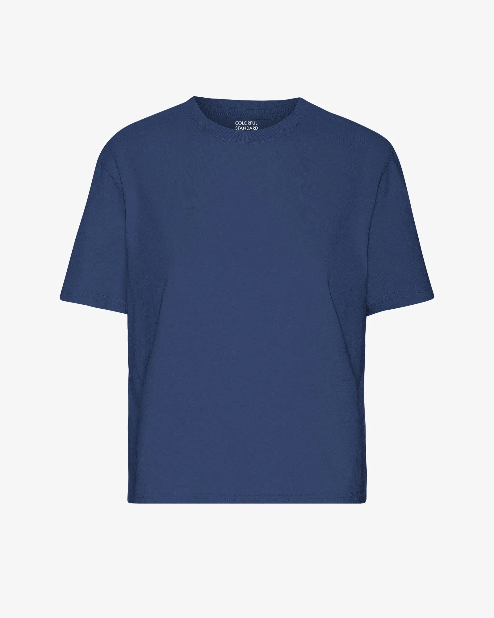 COLORFUL STANDARD - T SHIRT BOXY COURT - BLEU MARINE