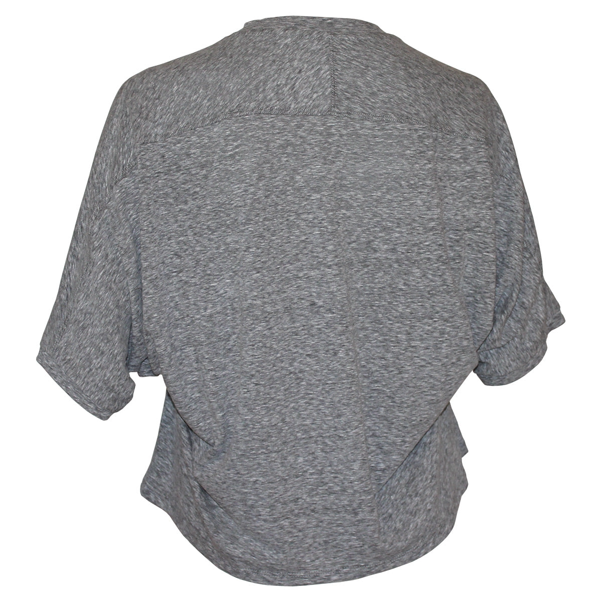 Colosseum Women's Florida State/Stacked FSU Design Short Sleeve Dolman T-shirt - Heather Grey