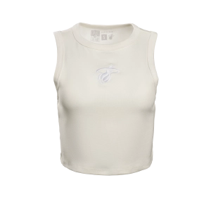 Court Culture Embroidered Logo Ivory Tank