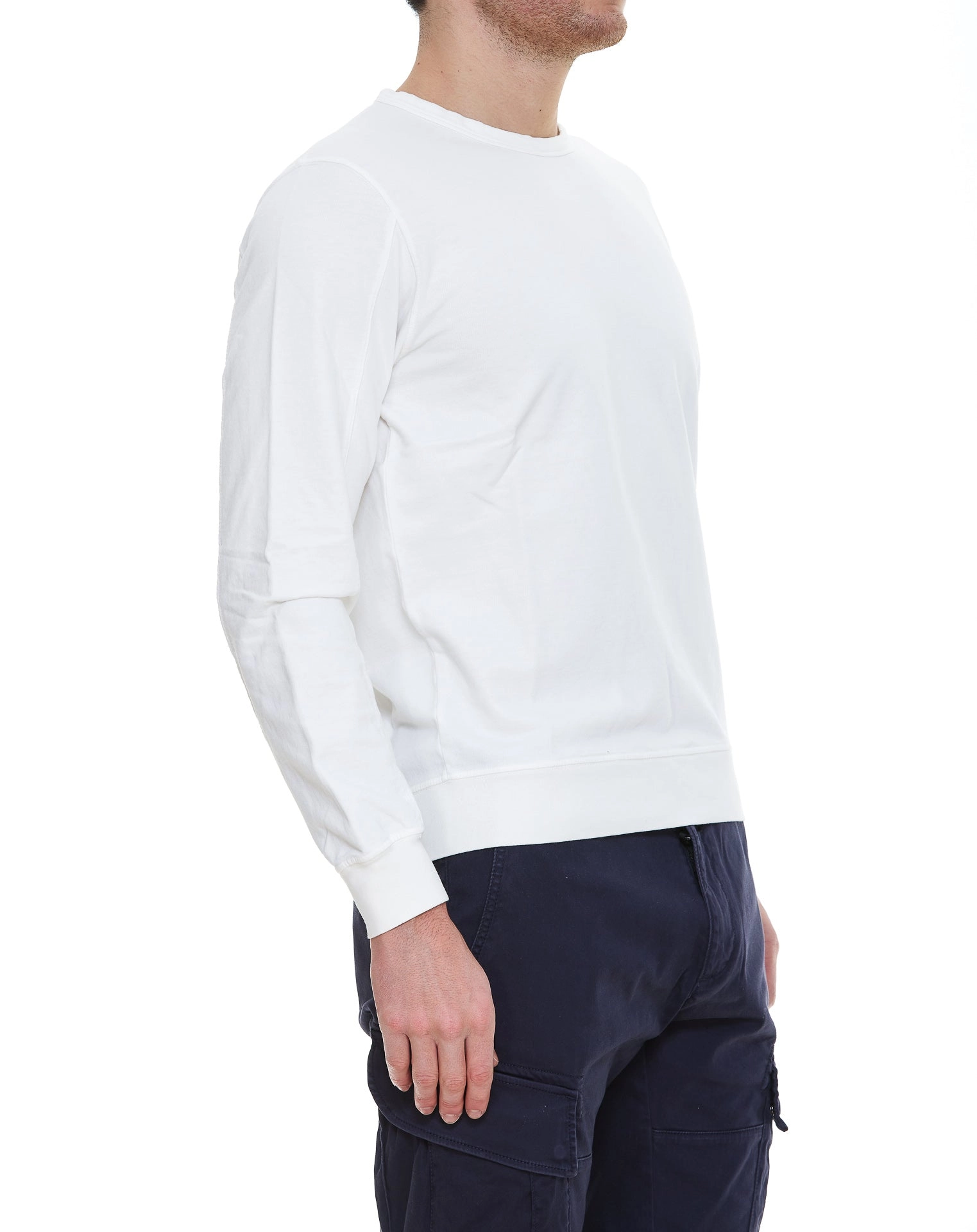C.P. Company Logo Patch Crewneck Sweatshirt