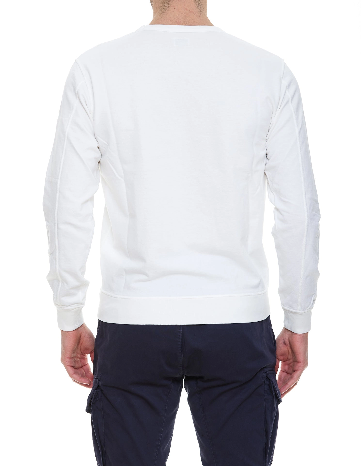 C.P. Company Logo Patch Crewneck Sweatshirt