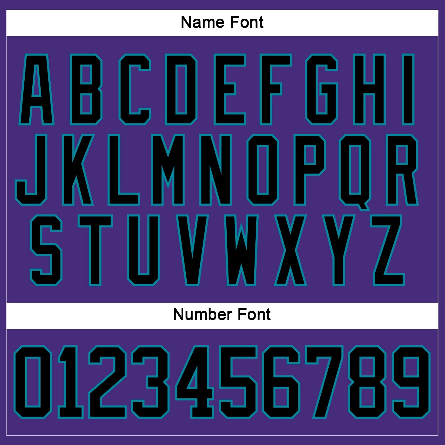 Custom Purple Black-Teal Hockey Lace Neck Jersey