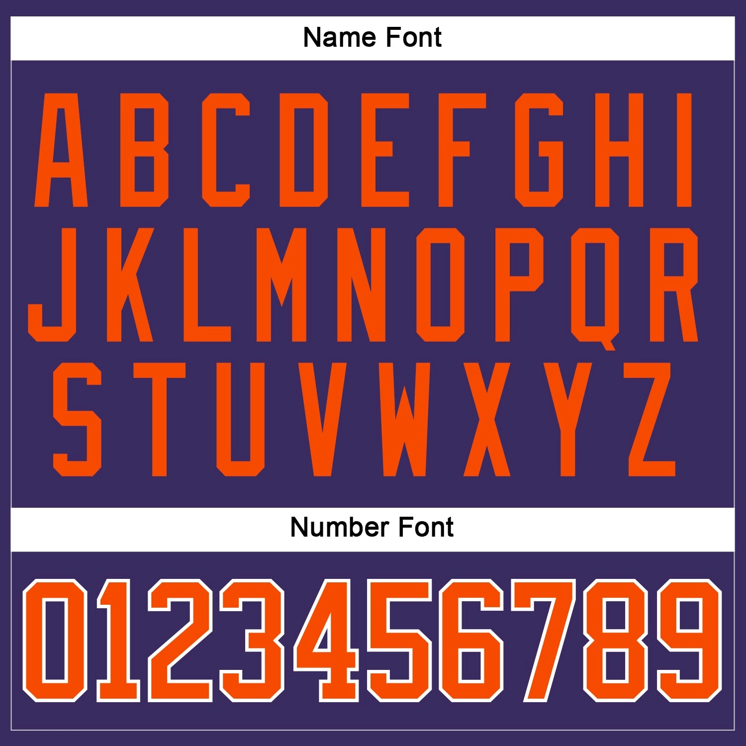 Custom Purple Orange-White Hockey Jersey