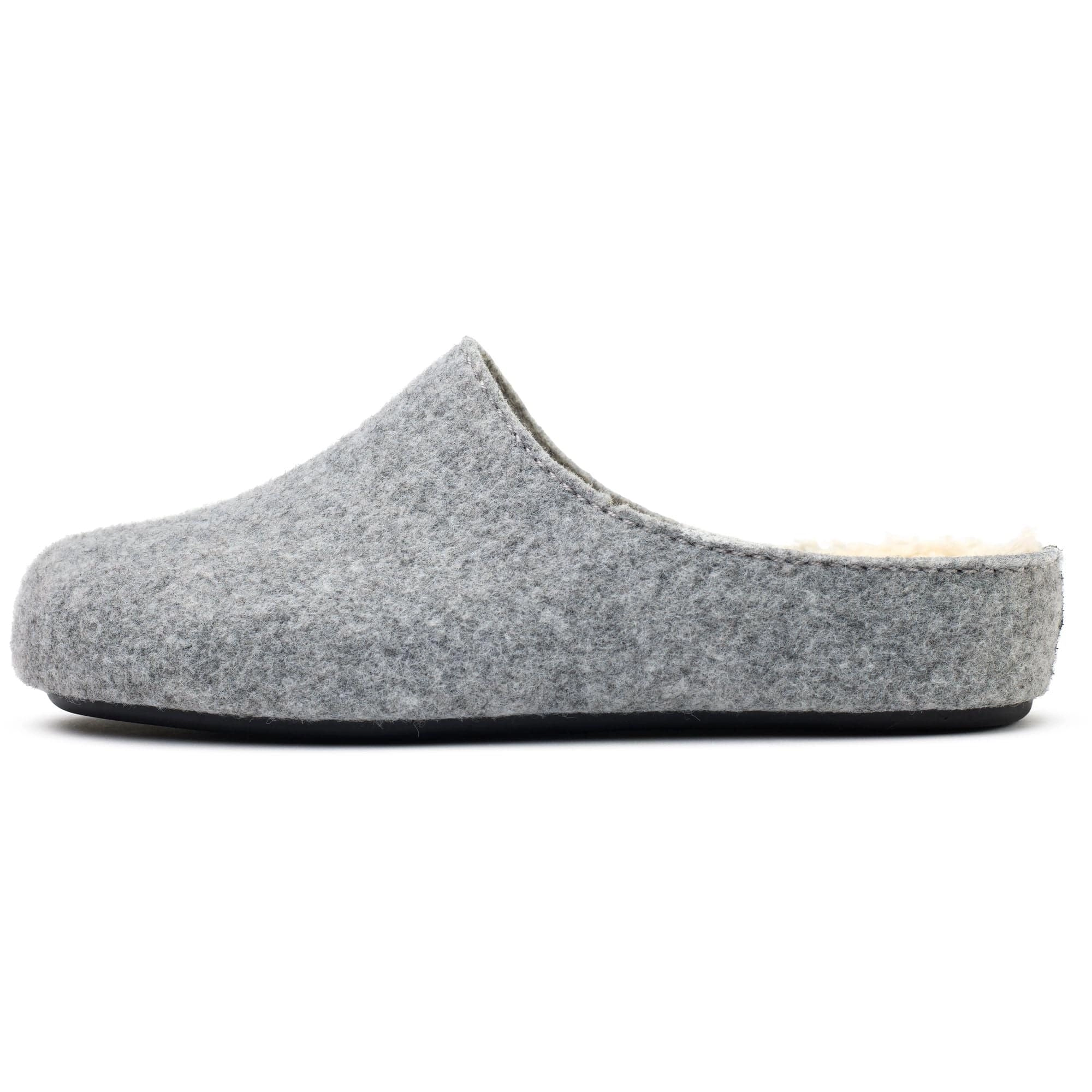 Date Men's Vegan Mule Slippers | Light Grey