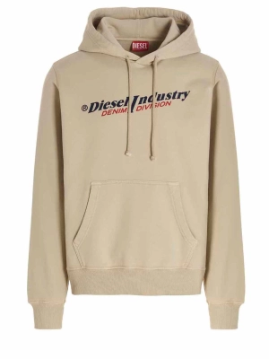 Diesel S-Ginn-Hood-Ind Drawstring Hoodie