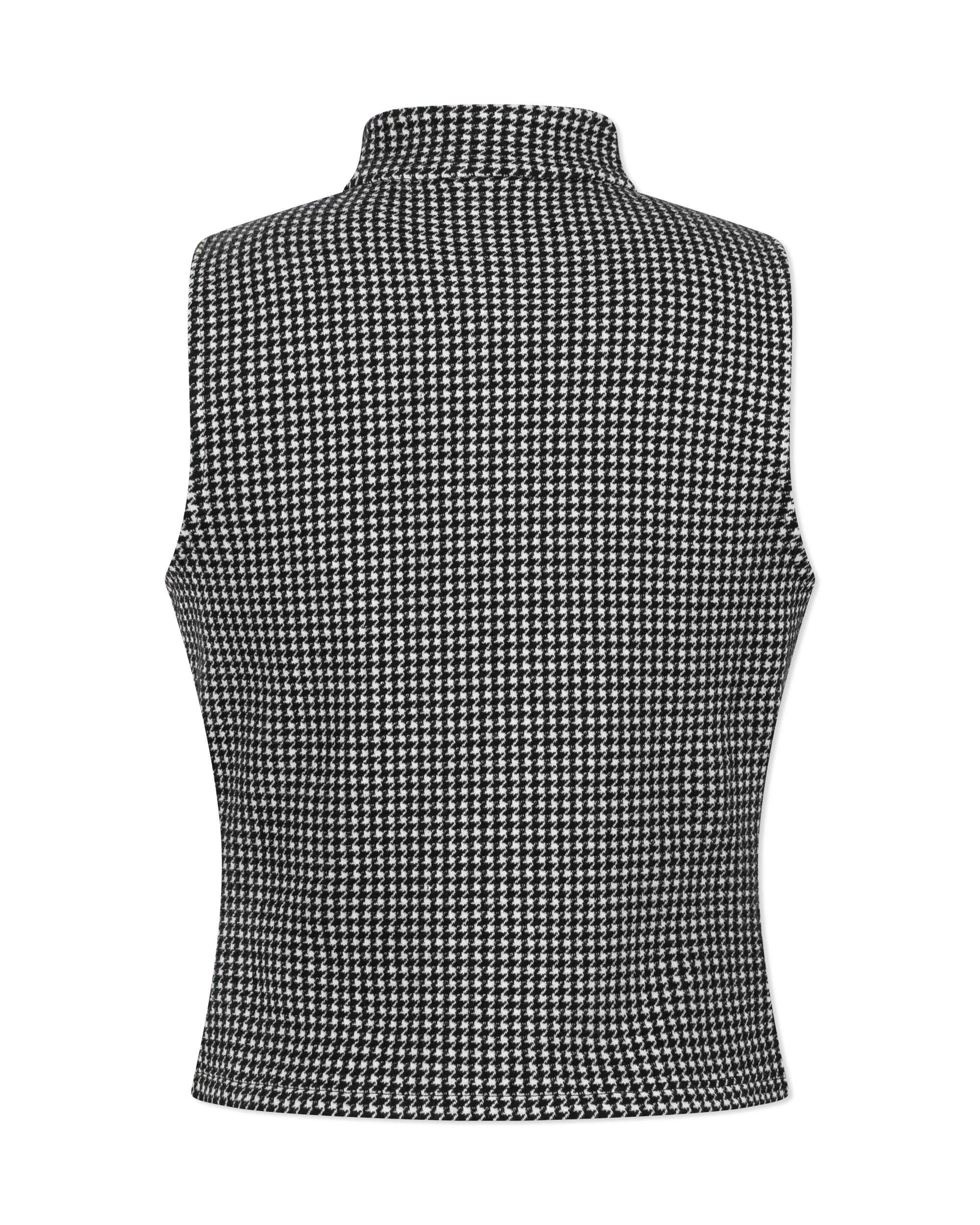 Dohanne Houndstooth Sleeveless Top