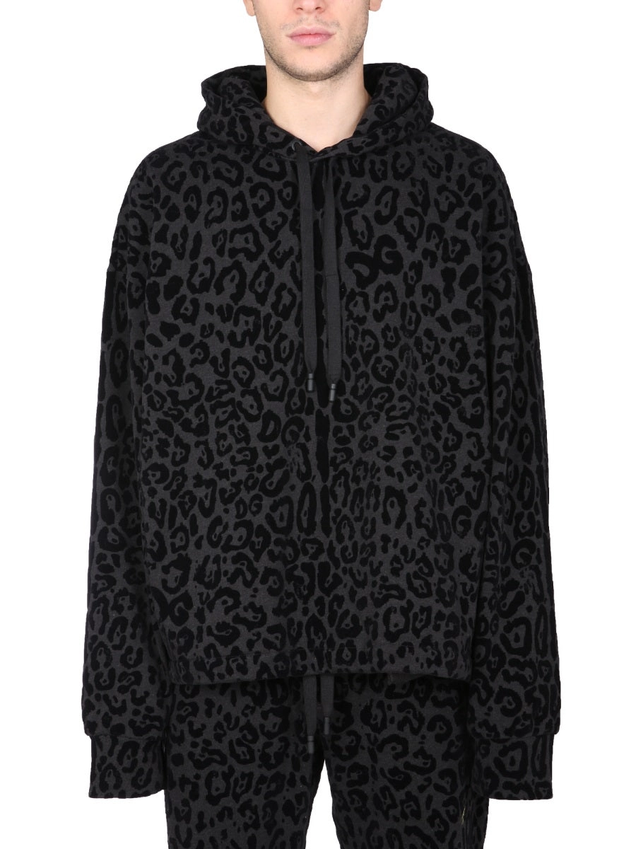 Dolce & Gabbana Animal Printed Hoodie
