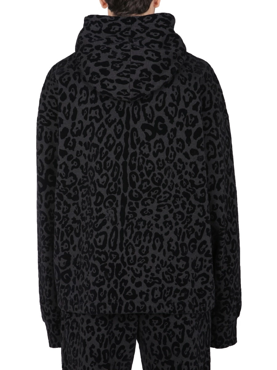 Dolce & Gabbana Animal Printed Hoodie