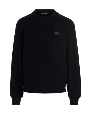 Dolce & Gabbana Logo Plaque Sweatshirt