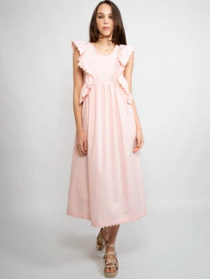 Dress with Pink Frills