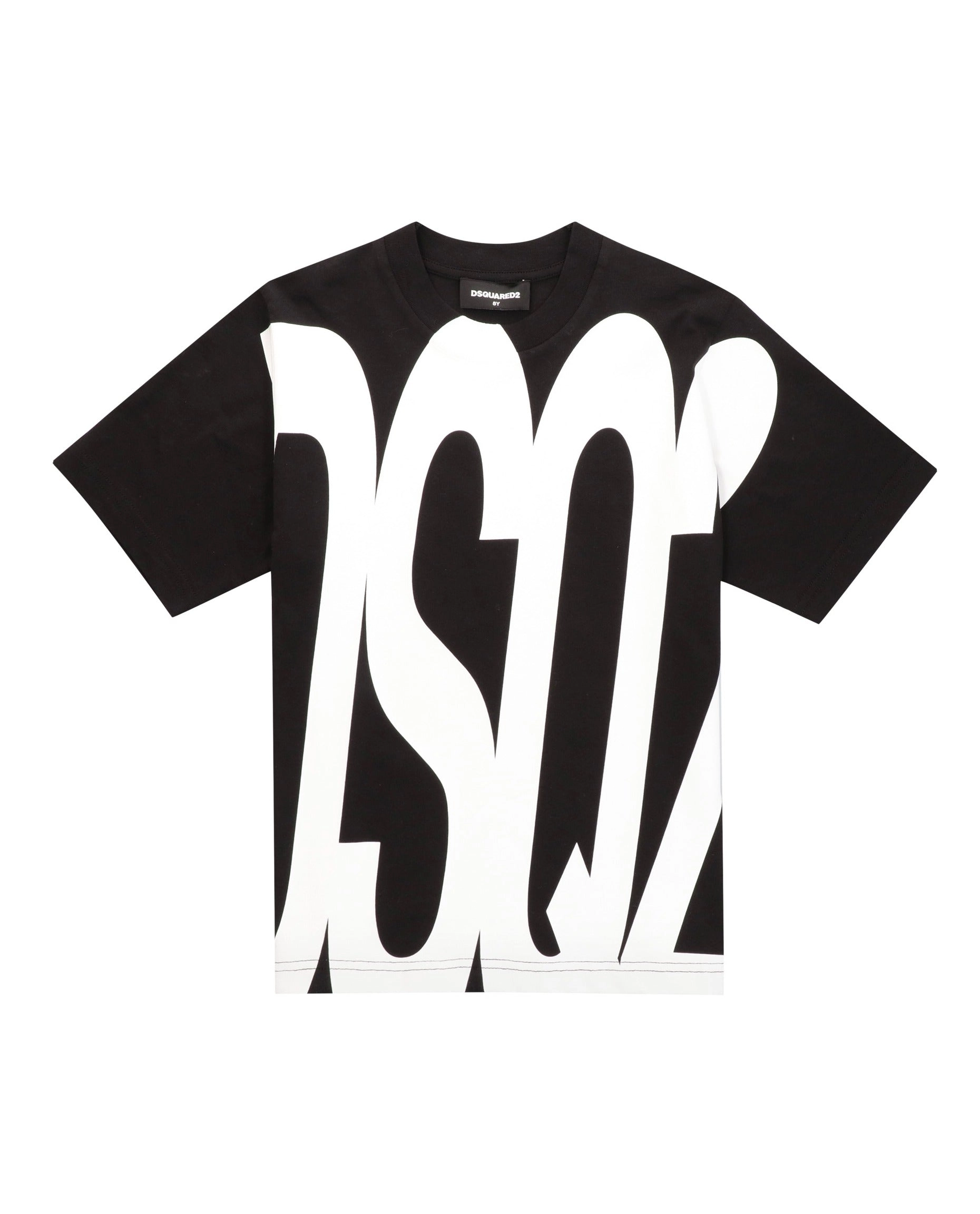 Dsquared2 Kids Logo Printed Crewneck T-Shirt