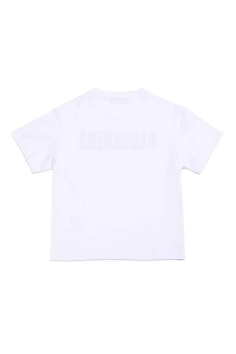 Dsquared2 Kids Logo Printed Sequin Crewneck T-Shirt