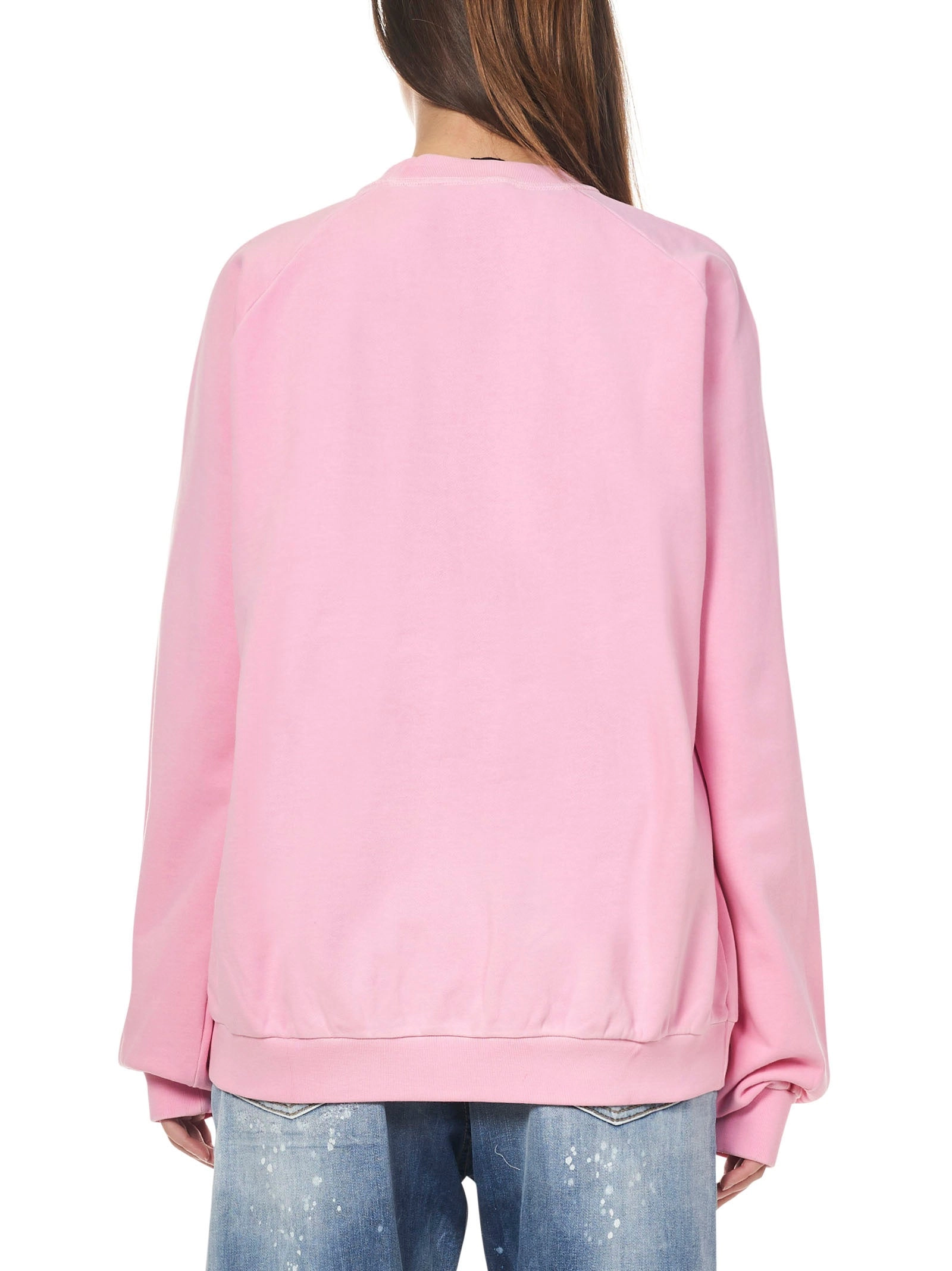 Dsquared2 Logo Patch Crewneck Sweatshirt