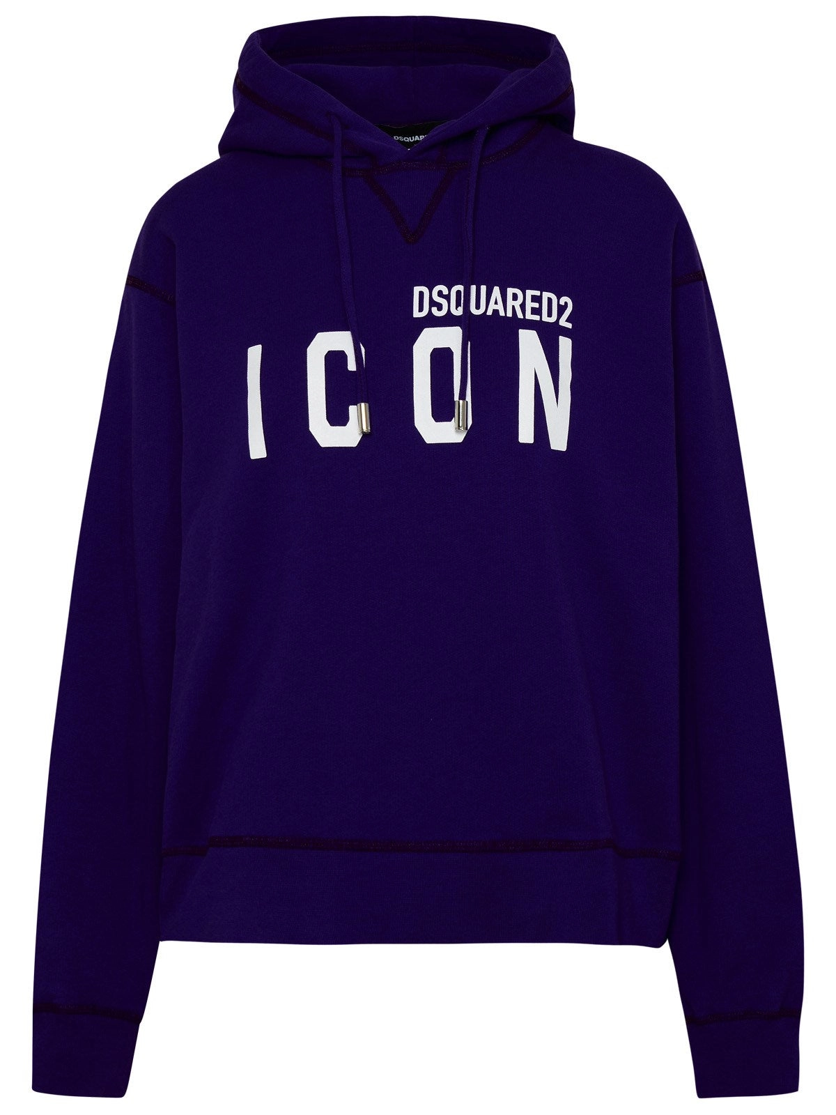 Dsquared2 Logo Printed Drawstring Hoodie