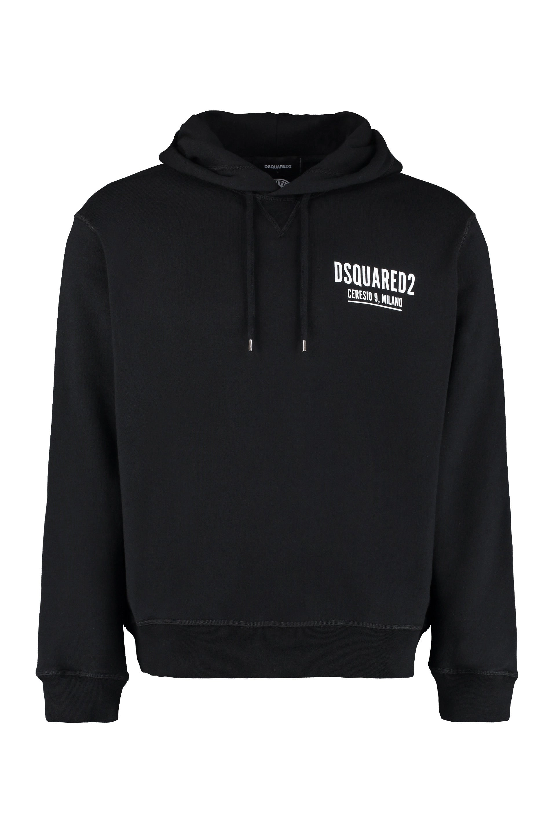 Dsquared2 Logo Printed Drawstring Hoodie