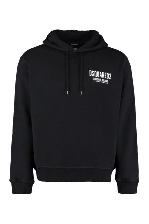 Dsquared2 Logo Printed Drawstring Hoodie