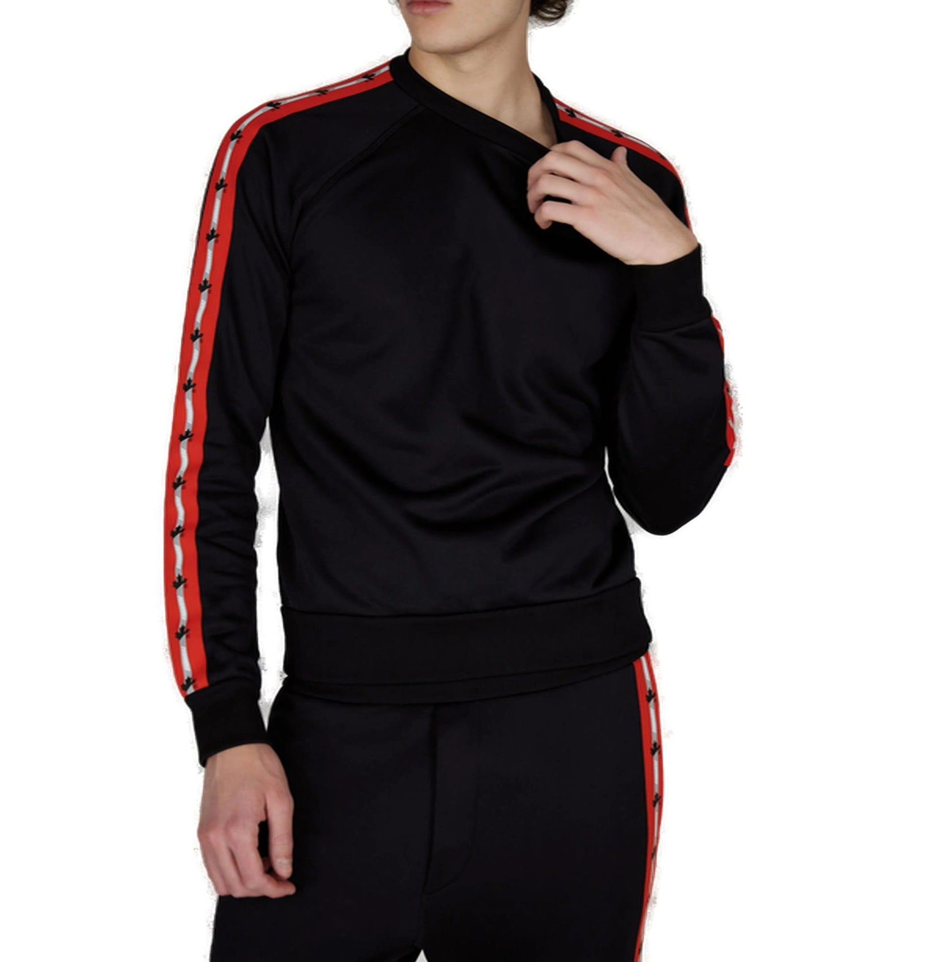 Dsquared2 Logo-Tape Detailed Crewneck Sweatshirt