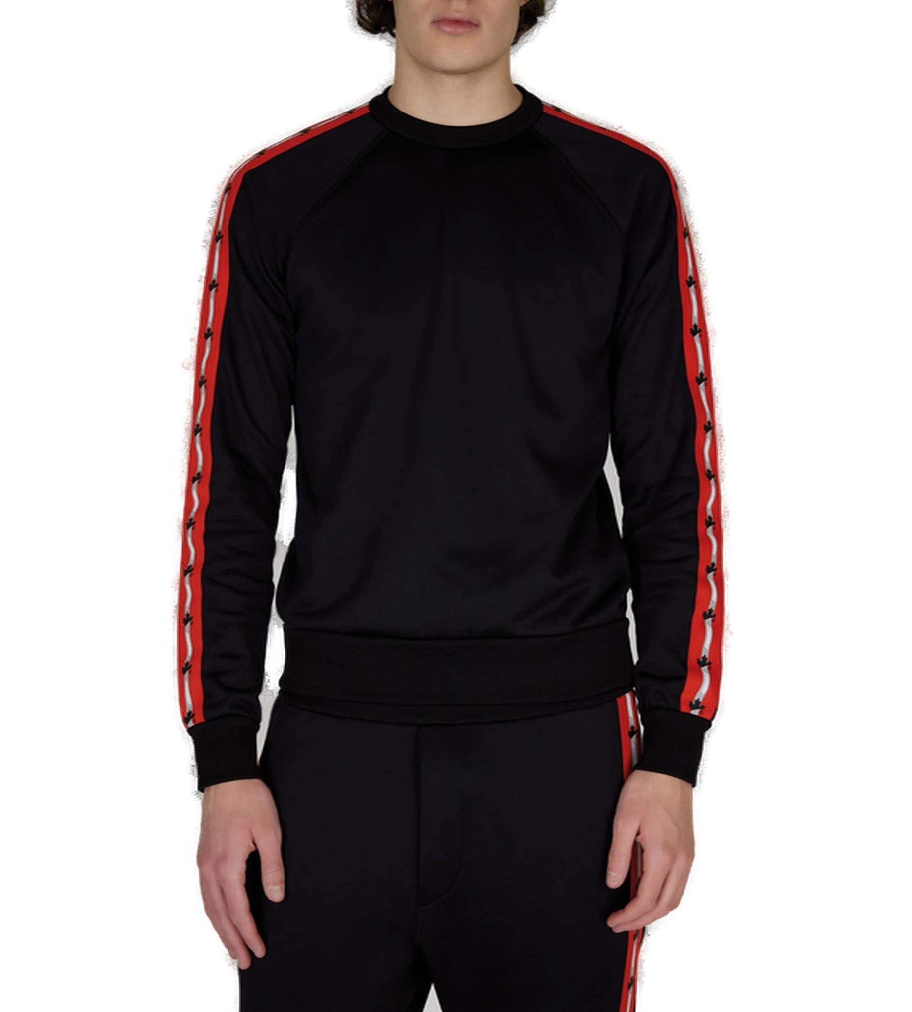 Dsquared2 Logo-Tape Detailed Crewneck Sweatshirt