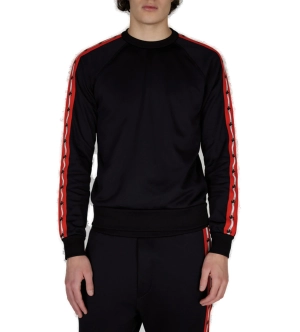 Dsquared2 Logo-Tape Detailed Crewneck Sweatshirt